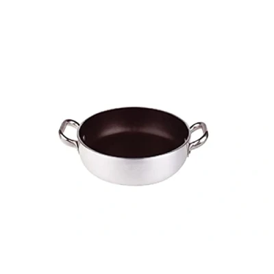 Immagine di Pentole Agnelli ALSA2110S36 Tegame con Maniglie, Alluminio, Argento, 36 cm