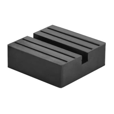 Immagine di DEDC 1 pz Auto Universale Jack Adattatore Tampone di Protezione Cuscinetto con pad Blocco Carrello Sollevamento Scanalatura in Gomma Quadrato Nero