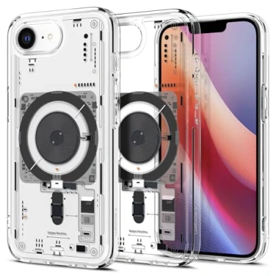 Immagine di Spigen Cover per iPhone 16e, Ultra Hybrid MagFit, Compatibile con Accessori MagSafe Neo One