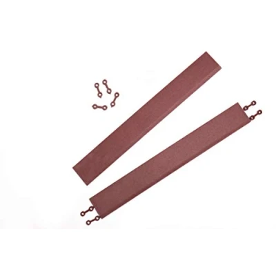 Immagine di andiamo 202410 Listello per Piastrelle di plastica, Lunghezza: 38 cm, Set da 2, Listelli, Grigio Chiaro