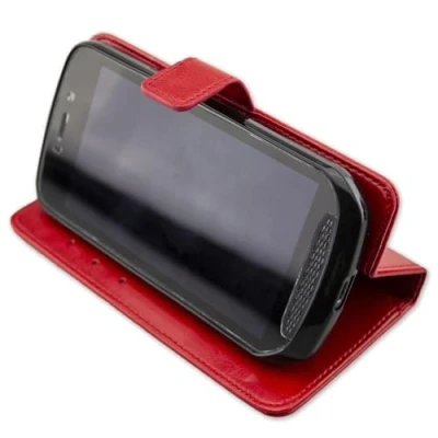 Immagine di caseroxx Custodia per Land Rover Explore, Bookstyle Case protettiva book cover smartphone in colore rosso
