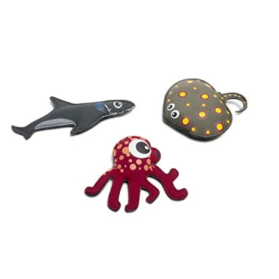 Immagine di BS Toys Diving Animals Colorful Underwater Riempimento di Sabbia in Neoprene Giocattoli d&#039;Acqua per Bambini Adatto a dai 6 Anni 24 x 4 31,5 cm