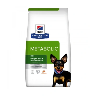 Immagine di Multipack risparmio! 2 x Hill&#039;s Prescription Diet Crocchette cani 3 kg Metabolic Mini