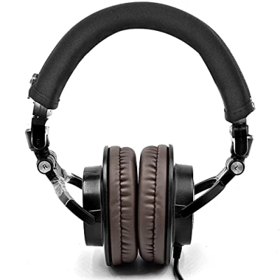 Immagine di defean Cuffia Protezione Fascia Tessuto Compatibile con Audio Technica M30 M40 M50 M50X M50S M40X Cuffie