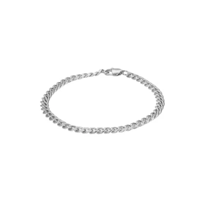 Immagine di iXXXi Bracciale uomo in Acciaio inox catena piatta, 20cm, inossidabile, Nessuna pietra preziosa
