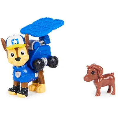 Immagine di Paw Patrol Big Truck Pups Chase Action Figure con drone di salvataggio a clip, Pod Centro Comando e Animali Amici Giocattoli per bambini dai 3 anni in su