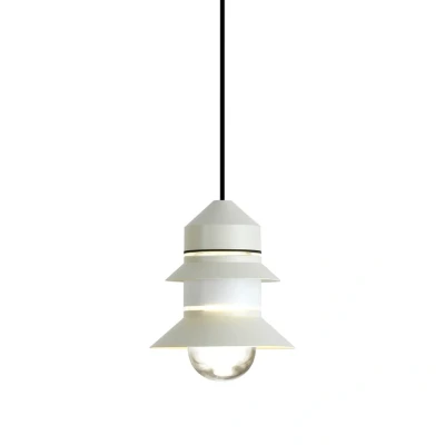 Immagine di MARSET Lampada a sospensione Santorini, bianco perla
