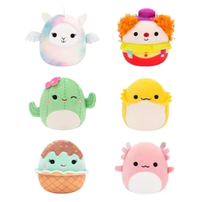 Immagine di Squishmallows Micromallows Figure da 6,3 cm Confezione 6 Stile 1