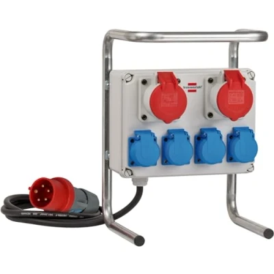 Immagine di Brennenstuhl compatto distributore di corrente BKV 2/4 G IP44 Colore Argento
