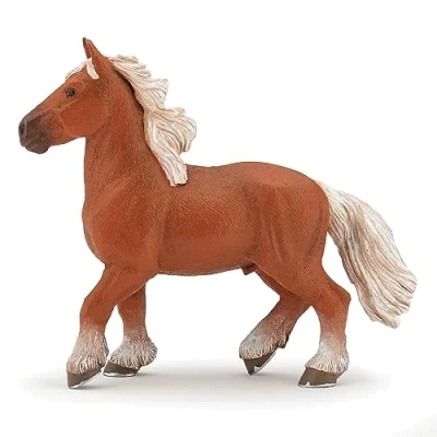 Immagine di Papo, 51555 Horses, Foals And Ponies Scintille Comtois Horse Statuetta, Multicolore