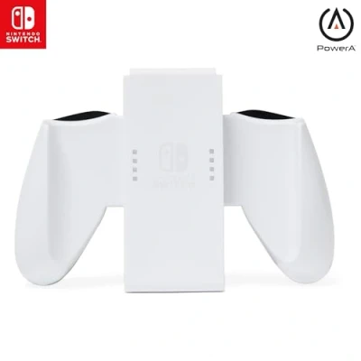 Immagine di Presa comfort Joy Con PowerA per Nintendo Switch Bianco, controller di gioco, gamepad, Lite