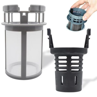 Immagine di GIANTO Kit Filtro Lavastoviglie Interno + Esterno Compatibile con Indesit Ariston Hotpoint Whirlpool Scholtes (C00256572 C00256571) per Scarico Ricambio Rinforzato