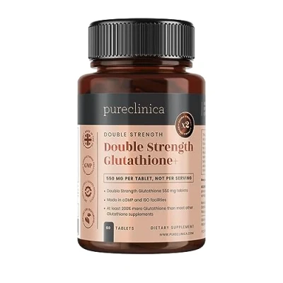 Immagine di Pureclinica Glutatione a doppia forza x 60 compresse. Con 50 mg di glutatione, 300 ALA e 200 vitamina C per compressa