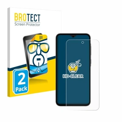 Immagine di brotect Pellicola Protettiva per Samsung Galaxy A35 5G Protezione Schermo (2 Pezzi) [Trasparente, Anti Impronte]