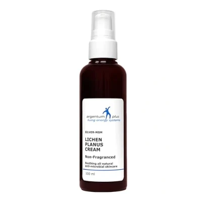 Immagine di argentum plus Argento MSM Crema Lichen Planus non profumata 100 ml Per pelle inclinare al
