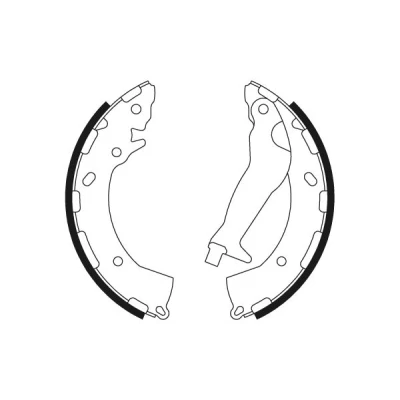 Immagine di TEXTAR 91072600 Ganasce freno 203 32 con leva a mano senza accessori HYUNDAI: i20 II Hatchback, i10 I, I KIA: RIO 3