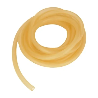 Immagine di stonylab Tubazioni in Gomma, Rubber Tubing Tubi di Ambra Lattice puro Tubo Gomma Naturale 3/8&#039;&#039; (9mm) OD 1/4&#039;&#039; (6mm) ID Altamente Elastico e Resistente 2 Meter