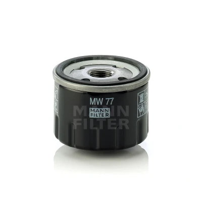 Immagine di MANN FILTER MW 77 Filtro olio 3/4 16 UNF con una valvola blocco arretramento ad avvitamento