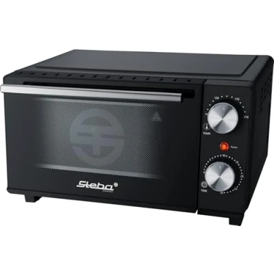 Immagine di Steba Mini forno con 9 litri di volume, calore superiore e inferiore, profondità della pizza fino a Ø 22 cm, 2 livelli inserimento, KB M9