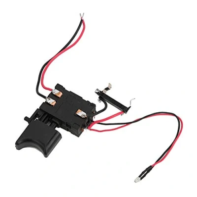 Immagine di 7,2 V 24 Interruttore Trapano A Mano Elettrico,16A Ricambio Sostituire Quello Vecchio O Del Tuo Trapano,Plastica E Metallo 6,5 X 4 1,2 cm