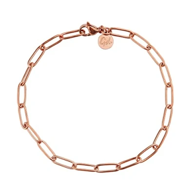 Immagine di GD GOOD.designs EST. 2015 Bracciale a maglie da donna Oro Impermeabile in acciaio inossidabile fini I Dimensione Catena regolabili