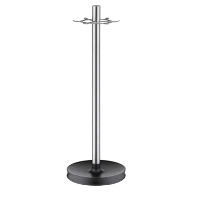 Immagine di WMF Depot Supporto per Utensili, 30 cm, 7 sospensioni, Girevole in Acciaio Inox Cromargan, Base gommata