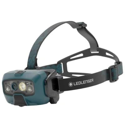 Immagine di Ledlenser HF8R Signature Torcia da testa ricaricabile, 2000 lm, fino a 90 ore di autonomia, 8 modalità, luce LED rossa, verde, blu, messa fuoco regolabile, impermeabile, per campeggio,