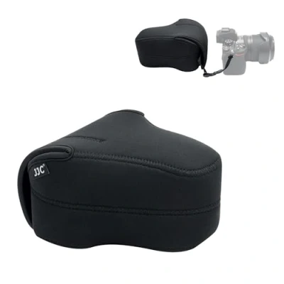 Immagine di JJC Custodia per fotocamera in neoprene Borsa Fujifilm Fuji X T3 XT3 T2 Nikon Z7 Z6 D5600 D5500 D5300 Canon 200D 100D 800D 750D 700D Sony A7 A7II A7III A7RII A7RIII A7S A7SII