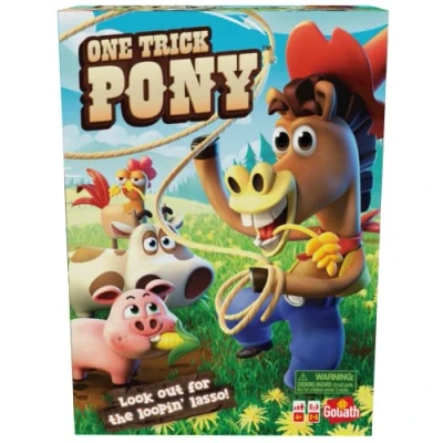 Immagine di Goliath One Trick Pony: Look Out For The Cowboy&#039;s Loopin Lasso, giochi d&#039;azione per bambini, 2 5 giocatori, età 4+