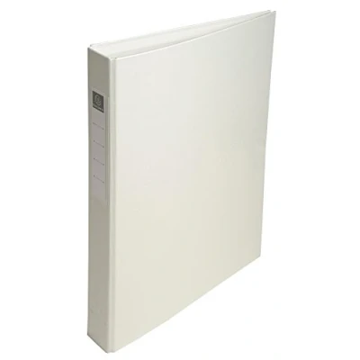 Immagine di Exacompta 51388E 1 Raccoglitore Foderato Polipropilene 4 Anelli Tondi 25 mm in Terza di Copertina Dorso 40 F.to Esterno 25.5x32 cm per A4 Colore Bianco