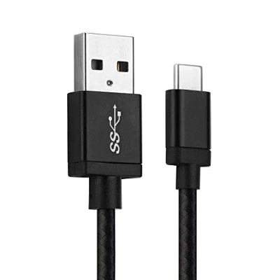 Immagine di CELLONIC ® Cavo USB 1m Compatibile con Nikon Z5 II, Z6 Z7 Z FC, D6, D780 Filo Carica 3A Cavetto Dati A 3.1 Gen 1 Nylon Nero, per Fotocamera