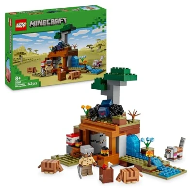 Immagine di LEGO Minecraft Spedizione nella Miniera dell’Armadillo, Gioco Didattico per Bambini e Bambine da 8 Anni in su con Personaggi, Armi Giocattolo Funzione Esplosiva dal Videogioco, Idea Regalo 21269