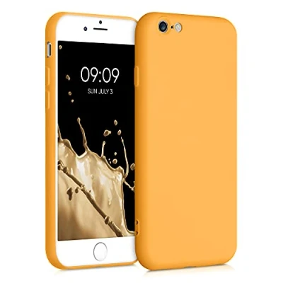 Immagine di kwmobile Custodia Compatibile con Apple iPhone 6 / 6S Cover Back Case per Smartphone in Silicone TPU Protezione Gommata calendula