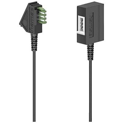 Immagine di Cavo Telefono analogico Hama [1x Spina TAE N 1x RJ11 6p2c] 10 m Nero