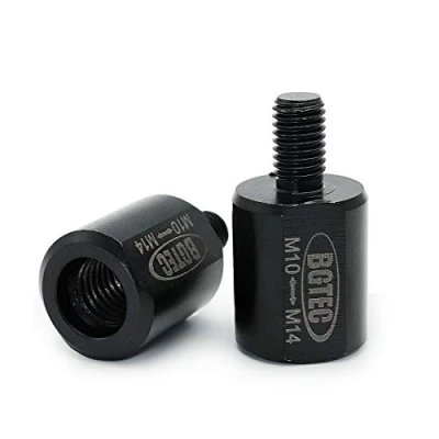 Immagine di Adattatore filettatura maschio BGTEC M10 a femmina M14 per punte diamantate, 2 pezzi.