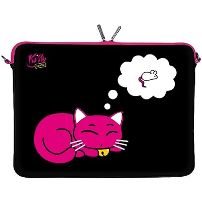 Immagine di Kitty to Go LS143 10 Netbook Sleeve Laptop neopren case custodia portatile borsa involucro protettivo 25,9cm (10,2 pollice) nero