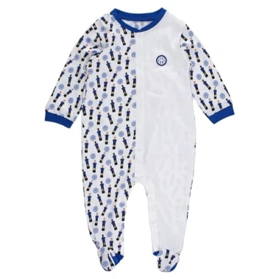 Immagine di Inter Tutina neonato, Unisex 0 24 mesi, 100% cotone, apertura davanti con bottoncini
