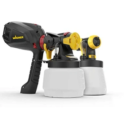 Immagine di WAGNER Pistola a Spruzzo W 575 FLEXiO per vernici pareti, smalti e velature Ambiente Interno, 15 m2 6 min, capacità 1300 ml/800 ml, 630