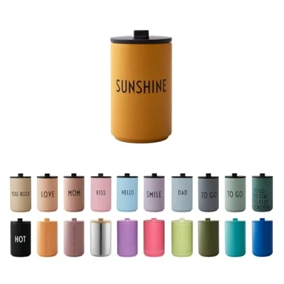 Immagine di Design Letters Tazza Termica Festa Della Mamma Idee Regalo Termos Caffè Acciaio Inossidabile da Viaggio Senza BPA/BPS Tazzine Caffe Caffe, 350 Ml
