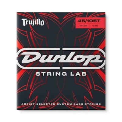 Immagine di Dunlop 04508822 Corde per Basso Robert Trujillo 45 105, Conico, Set/4