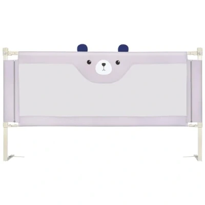Immagine di LANTUS Protezione per il letto dei bambini, 150/180/200cm estremamente sicura e regolabile in altezza, protegge dalla caduta, i letti di bambini genitori 1,8 m grigio scuro
