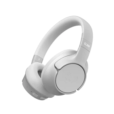 Immagine di Fresh &#039;n Rebel Clam Fuse Cuffie Bluetooth Over Ear con Cancellazione Attiva del rumore Ibrida, Microfono ENC (chiamate perfette), Modalità ambientale, 45h di Autonomia, Senza Fili (Bianco)