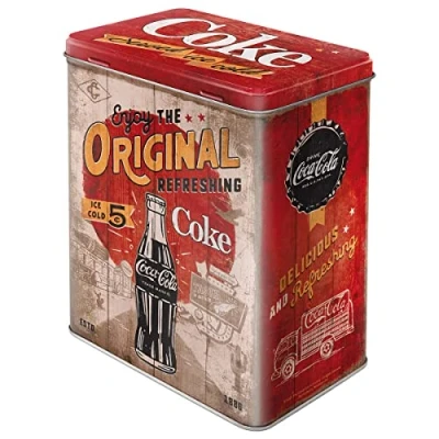 Immagine di Nostalgic Art Contenitore per caffè in stile retrò Highway 66&quot;, latta vintage, 3 l