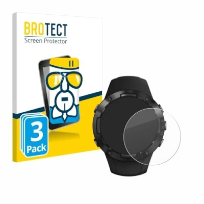 Immagine di brotect Pellicola Protettiva Vetro per Suunto 5 Protezione Schermo (3 Pezzi) [Durezza Estrema 9H, Chiaro]