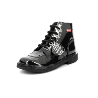 Immagine di Kickers Kick col, Stivali Classici, Noir (Noir Vernis Perm 83), 41 EU