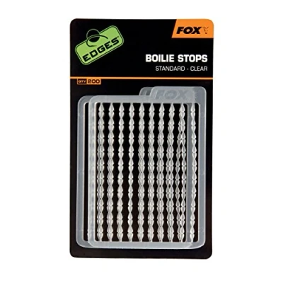 Immagine di Fox Boilie Stops clear 200st standard Boiliestoppers
