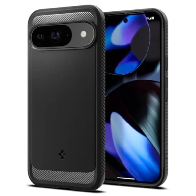 Immagine di Spigen Rugged Armor TPU Back Cover Nero Google Pixel 9/9 Pro