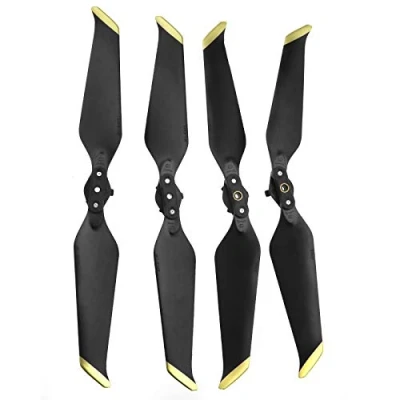 Immagine di Ototec 2 paio elica per DJI Mavic Pro &amp; Zoom drone punta 8743 F, silenzioso Quick Release, argento/oro Gold