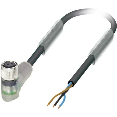 Immagine di Phoenix Contact 1671072 Connettore confezionato per sensore o attuatore M8 Presa angolata 3.00 m Numero di poli: 3 1 pz.
