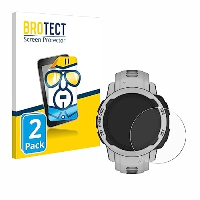 Immagine di brotect Pellicola Protettiva per Garmin Instinct 2S Solar (40 mm) Protezione Schermo (2 Pezzi) [Trasparente, Anti Impronte]
